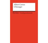 L' Etranger.: Written by Albert Camus, 1984 Edition, (Later Printing) Publisher: Reclam Philipp Jun. [Paperback]