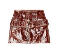 L-Evant Skirt - female - Diesel - Leather Skirts - Brown - S - Skirts S