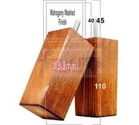 L&F 4X Replacement Furniture Legs Solid Wood 110mm High Sofas Chairs Settee Cabinets Legs M8 Tsp2055
