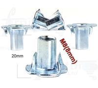 L&F M8 T Nut Tee Nut Known As A Blind Nut Rivet Nut Insert Nut Drive-In Nut