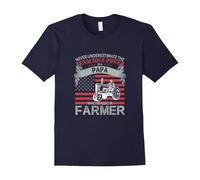 (L) Farmer T-shirt , Never underestimate the power of a Papa who-Father's Day