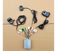 L-faster 24V36V48V 350W Brushless Controller with Thumb Throttle, Reverse Switch, Cruise Button, Regenerative Brake for Electric Bike Motor (24V 350W)