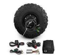 L-faster 36V 48V 350W 500W Wheelbarrow Cart Gear Hub Motor Kit Off Road 14.5 Inch Wheel (36V 350W)