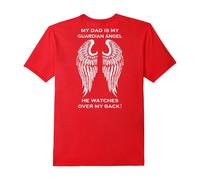 (L) FATHER DAY GIFT: MY DAD IS MY GUARDIAN ANGEL T-Shirt-Father's Day