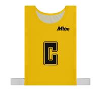 (L, Fluorescent Yellow) Mitre Unisex Adult Training Bib (Pack of 7)