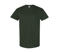 (L, Forest Green) Gildan Mens Heavy Cotton Short Sleeve T-Shirt (Pack Of 5)