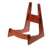L Frame Wooden Guitar Stand Portable Ukulele Shelf Violin String Musical Instrument Holder Folding Ukulele Bracket with Soft Pad Cover