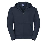 (L, French Navy) Russell Mens Authentic Hooded Sweatshirt