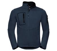 (L, French Navy) Russell Mens Sports Soft Shell Jacket