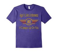 (L) Funny 80th Birthday T-shirts - Fun 80th Birthday Gifts-Father's Day