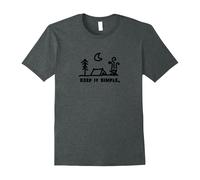 (L) Funny Camping T-Shirt for People Who Love to Camp-Father's Day