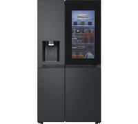 LG InstaView ™ GSXE91EVAD American Style Smart Fridge Freezer - Essence Black Steel - D Rated