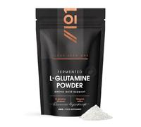 L-Glutamine Powder 500g - Unflavoured - Vegan Fermented Amino Acid - 100% Pure - Resealable and Recyclable Pouch by Alpha01