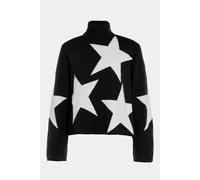 L Goldbergh Womens Rising Star Knit Sweater Black Size
