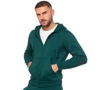 (L, Green) Enzo Mens Zip Hoodie