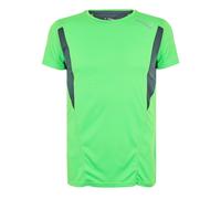 (L, Green Fluo) Diadora Mens Reflective Crew Neck Competition T-Shirt