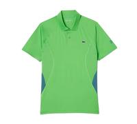 (L, Green) Lacoste Mens Novak Djokovic Regular Tennis Polo Shirt