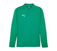 (L, Green) Puma Mens TeamFinal Quarter Zip Training Top
