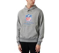 (L, Grey) New Era Mens NFL Generic Logo Pullover Hooded Hoody Hoodie - Grey