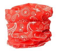 L&H Men Women Headband Bandanas Snood Multifunctional Face Cover Mask Tube Neck Warmer Head Hair Band Wrap Balaclava Gym Sports Cycling Yoga (Paisley Red)