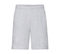 (L, Heather Grey) Fruit Of The Loom Mens Iconic 195 Jersey Shorts