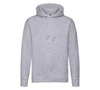(L, Heather Grey) Fruit of the Loom Mens R Hoodie