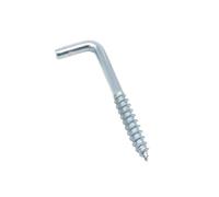 L Hook Screws Right Angle,25pc Picture Photo Frame Light Cabinet Plant Curtain Net Wire Ceiling Eye Bolt Eyebolt Screw in Hanger O C Cup Clasp(L Shape,Length 35mm)