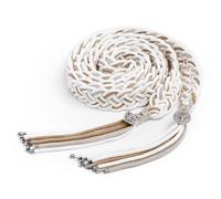 L.I.L.O.U Grehge Handfasting Cord for Wedding Ceremony in Natural Cotton Wedding Lasso Handmade Beige