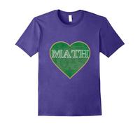 (L) I Love Mathematics T Shirt - I Heart Math-Father's Day