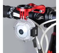 L&I Up Front Bike Stem Mount - Bicycle GPS Computer Holder - Compatible with Garmin Edge, Bryton, Cateye & GoPro - Secure Bike Mount with Extension Bracket for GPS, Lights & Action Cameras