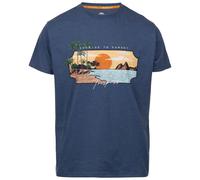 Trespass Mens Pendla Printed T-Shirt - Indigo Tone Marl - L - Indigo Tone Marl