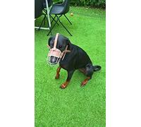 L&J Pets Uk Basket Dog Muzzle Strong metal wire Muzzle for Doberman, Malinois and Other Dogs