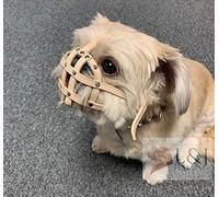 L&J Pets Uk Dog Muzzle for Shih Tzu, Pug and other flat face short snout dog's