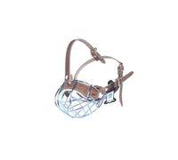L&J Pets Uk Metal Basket Muzzle for French Bulldog | Basket Muzzle for Frenchies Strong Metal muzzle