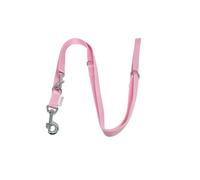 L&J Pets UK Strong Web Double Ended Police Style Adjustable Dog Training Lead - Pink 20mm