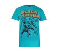 (L, Jade) Black Panther Mens Combat T-Shirt