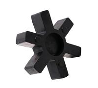 L-Jaw Coupling - Rubber Universal L99/L100 Solid, Machinery L Jaw Coupling Pad for Mechanical Transmission | Industrial Couplings for Conveying System Pump Construction Equipment | Durable Rubber