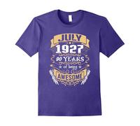 (L) July 1927 - 90th Birthday Gifts Funny Shirt-Father's Day