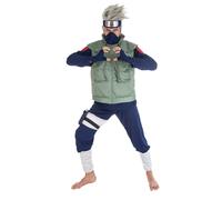 (L) Kakashi Hatake Naruto Men's Costume