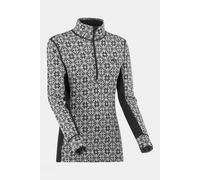 L Kari Traa Womens Rose Half-Zip Base Layer Top Black Size