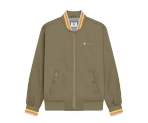 (L, Khaki/Gold/Tobacco/Cream) Lambretta Mens Monkey Triple Tipped Jacket