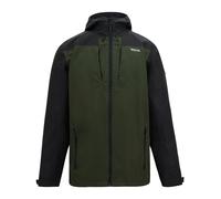 (L, Khaki Green/Black) Regatta Mens Calderdale Colour Block Waterproof Jacket