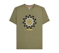 (L, Khaki Green) Lambretta Mens AW25 Track T-Shirt