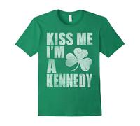 (L) Kiss Me I'm A Kennedy Family Heritage Irish Shirt-Father's Day