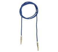 L&L® 3.5mm Nylon Stereo Jack To Jack Audio Headphone Aux Cable Lead for iPhone ipod (Blue)
