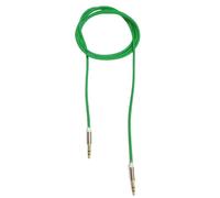 L&L® 3.5mm Nylon Stereo Jack To Jack Audio Headphone Aux Cable Lead for iPhone ipod (Green)