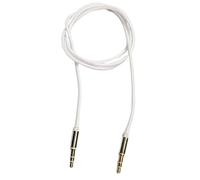L&L® 3.5mm Nylon Stereo Jack To Jack Audio Headphone Aux Cable Lead for iPhone ipod (White)