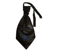 L&L® Black Collection Woven Paisley Jacquard Silk Knit Satin Tie Wedding (Cravat)