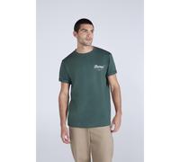 (L, L, Green/Green) Animal Mens Chase Graphic Print Organic T-Shirt