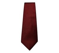 L&L® Maroon Burgundy Collection Woven Paisley Silky Knitted Tie Bowtie Wedding (Striped Tie)